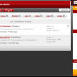 SocialSpark Browser Users By Keyword